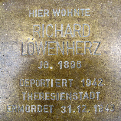 Stolperstein Richard Löwenherz